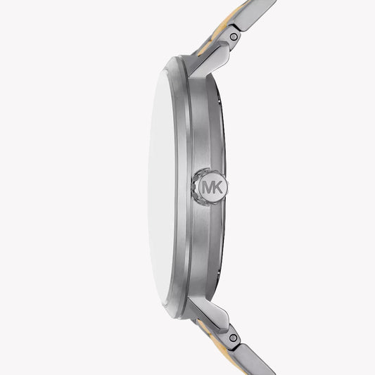 MICHAEL KORS MK9134 - MODERN ELEGANCE IN SILVER & GOLD MEN'S TIMEPIECE-i-Watch-2