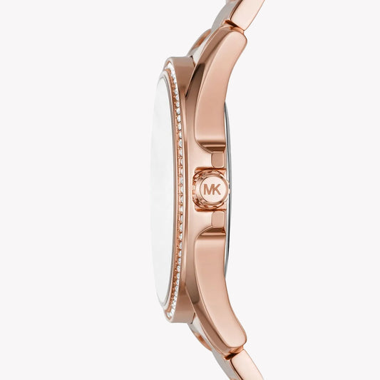 MICHAEL KORS MK6930 OCEAN GLAM - RADIANT ROSE GOLD & BLUE DIAL Women's Watch-i-Watch-2