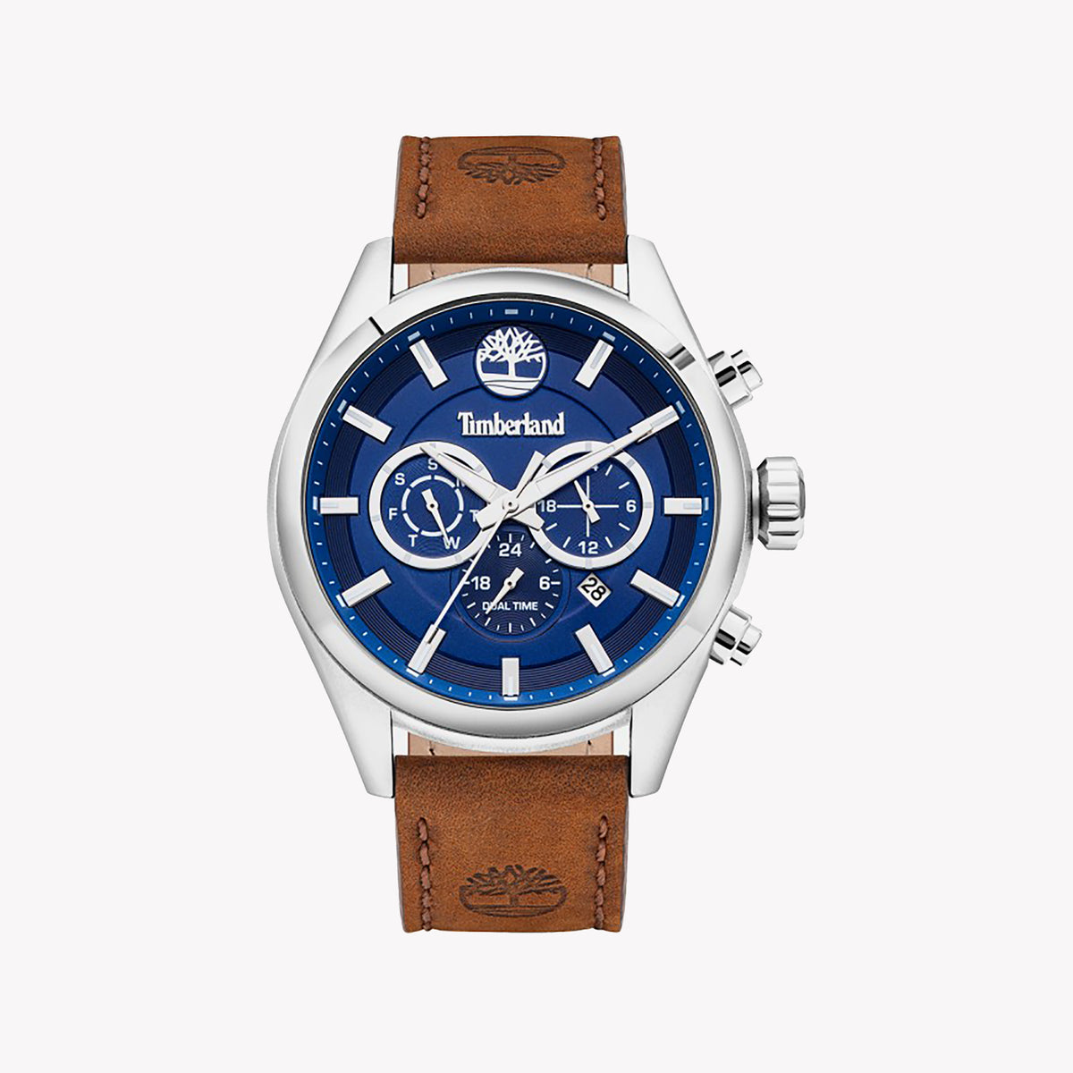 TIMBERLAND TBL16062JYS03 RUGGED ELEGANCE - MEN'S ADVENTURE-READY WATCH WITH BLUE DIAL & LEATHER BAND