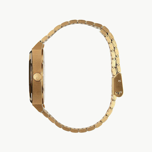 NIXON A045-2042 - BOLD SOPHISTICATION MEN'S TIMEPIECE WITH GOLD STAINLESS STEEL AND BLACK DIAL-i-Watch-2