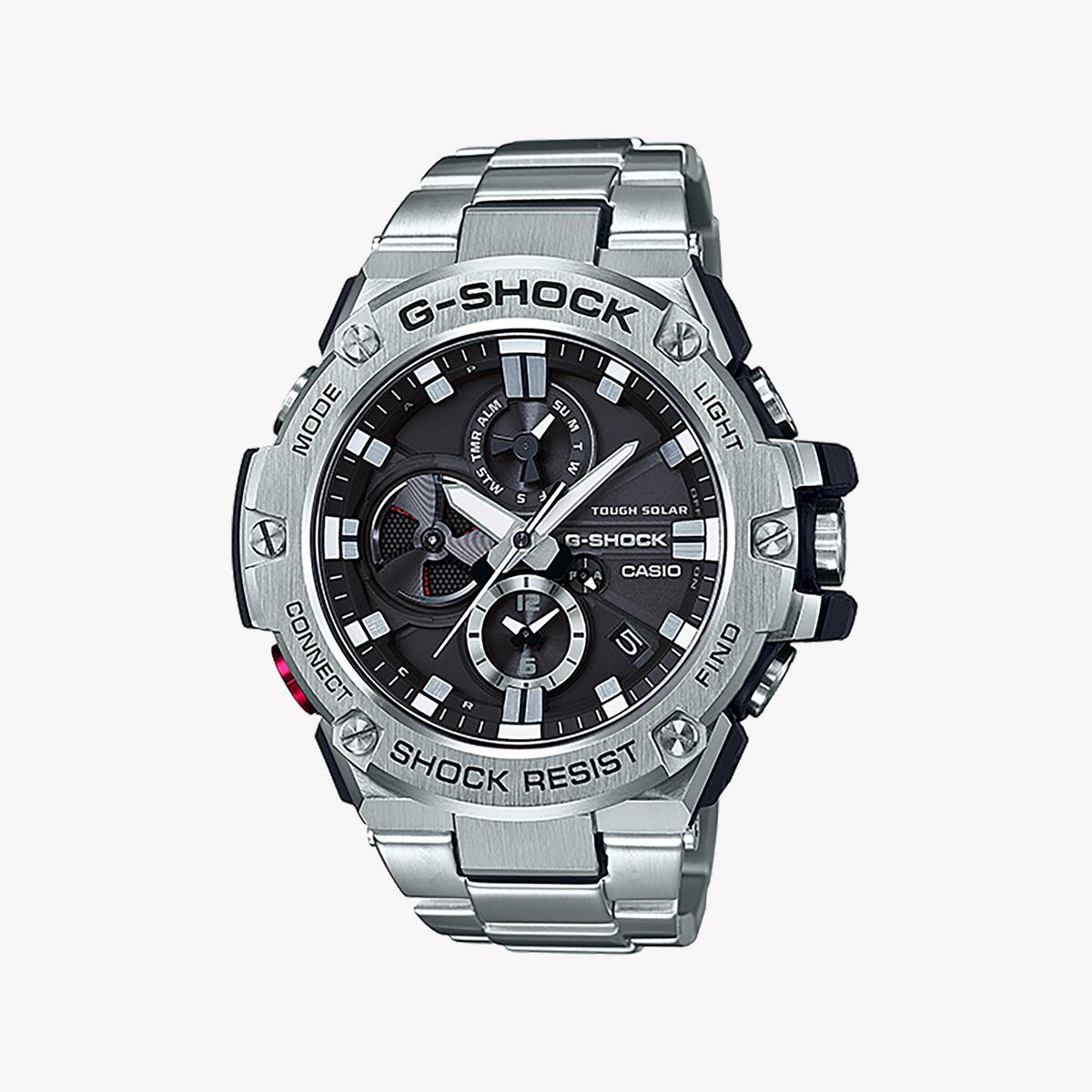 CASIO G-SHOCK GST-B100D-1ADR - TOUGH & SPORTY STAINLESS STEEL MEN'S WATCH