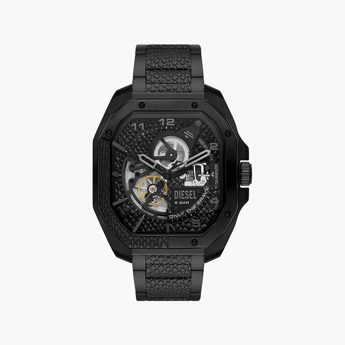 DIESEL DZ7472 BOLD EDGE - MEN'S STAINLESS STEEL TIMEPIECE WITH STRIKING BLACK DESIGN