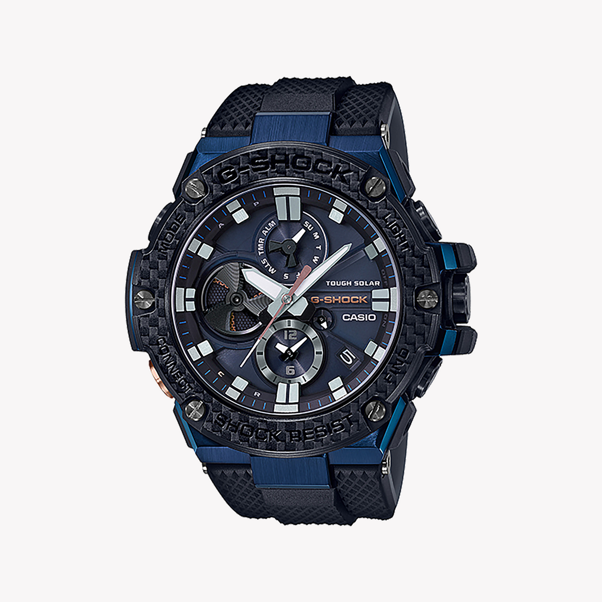 CASIO G-SHOCK GST-B100XB-2ADR - ADVENTUROUS SPIRIT SERIES Men's Watch with Bold Blue & Black Design