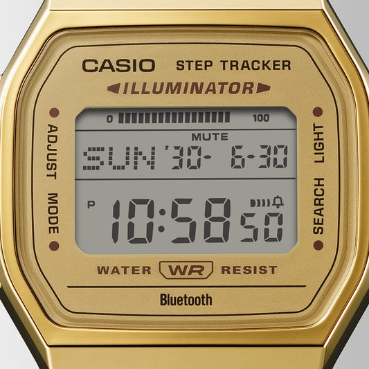 CASIO ABL-100WEG-9AEF - ELEGANT TIMEPIECE - SOPHISTICATED GOLD RESIN WATCH WITH METAL BAND-i-Watch-2