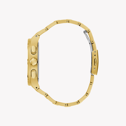 GUESS GW0572G2 BOLD ELEGANCE - MEN'S GOLD STAINLESS STEEL WATCH WITH STRIKING BLACK DIAL-i-Watch-2