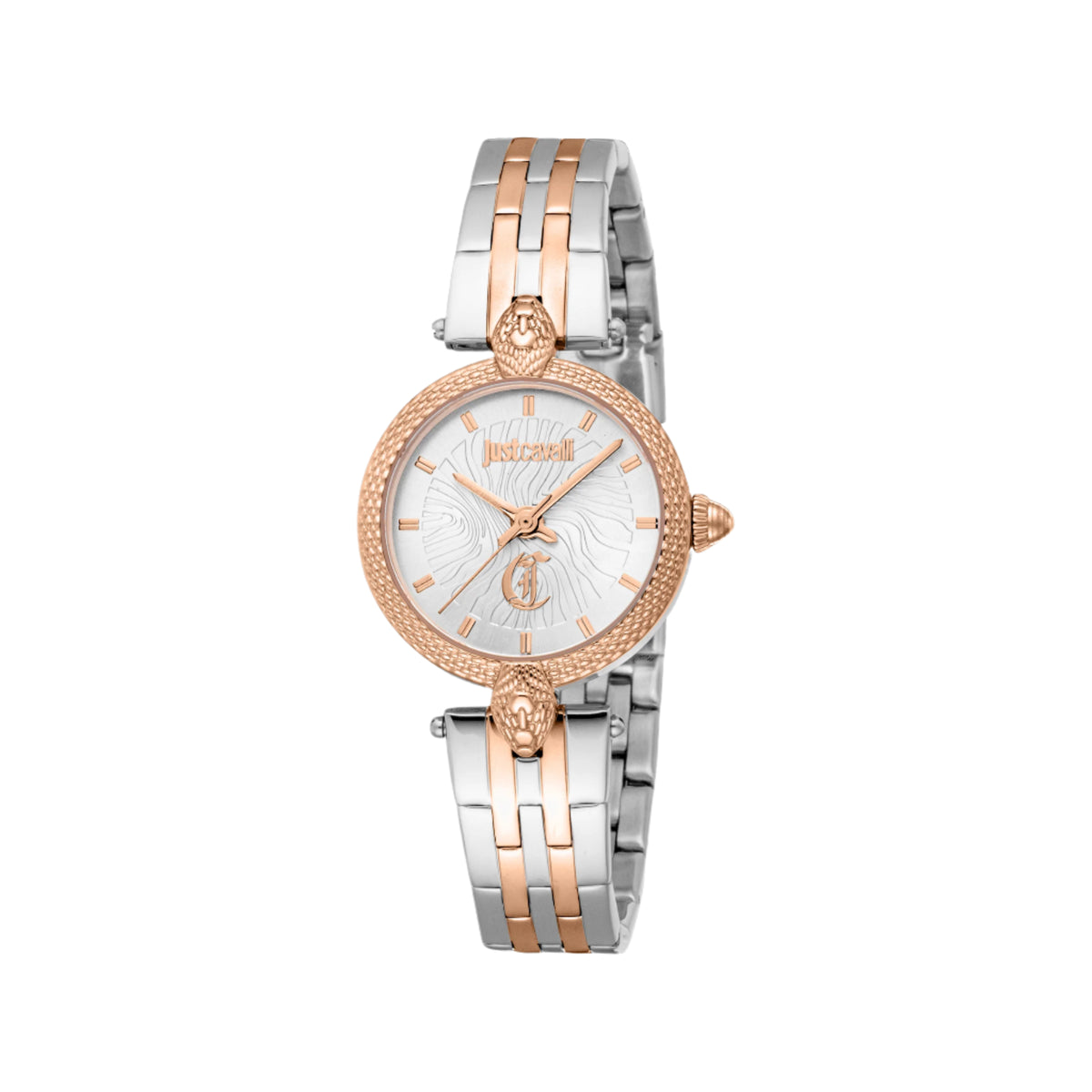 JUST CAVALLI JC1L330M0085 SHIMMERING TIMEPIECE - TWO TONE GLAM FOR EVERY MOMENT!