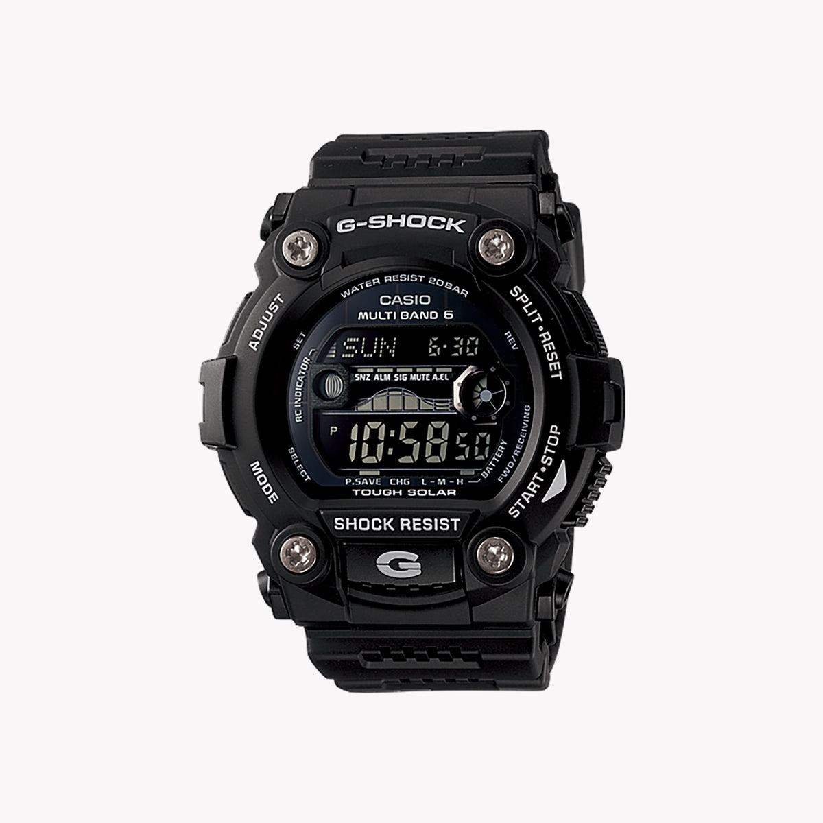 CASIO G-SHOCK GW-7900B-1ER ADVENTURE READY - MEN'S MULTIFUNCTIONAL TIMEPIECE WITH SHOCK & WATER RESISTANCE