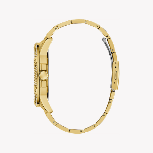 GUESS GW0497G4 BOLD GLAM - WILDLY STYLISH GOLD WOMEN'S WATCH with Animal Print Dial-i-Watch-2