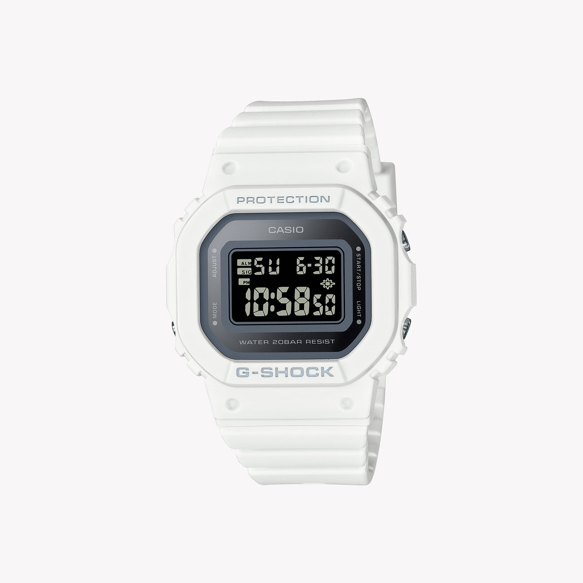 CASIO G-SHOCK GMD-S5600-7ER DYNAMIC VERSATILITY - RUGGED WHITE RESIN ADVENTURE WATCH