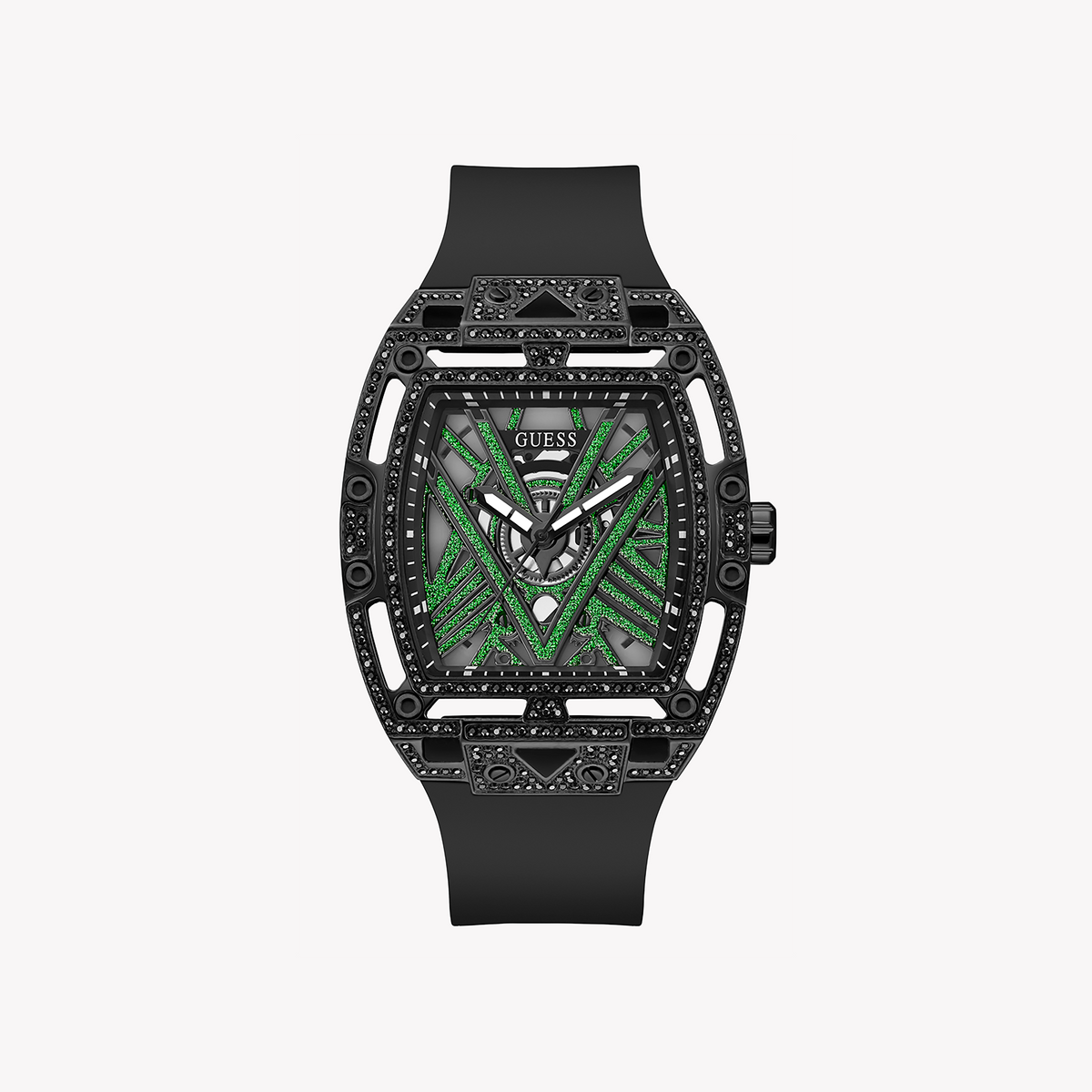 GUESS GW0564G2 BOLD PERFORMANCE - STRIKING BLACK STAINLESS STEEL MEN'S WATCH