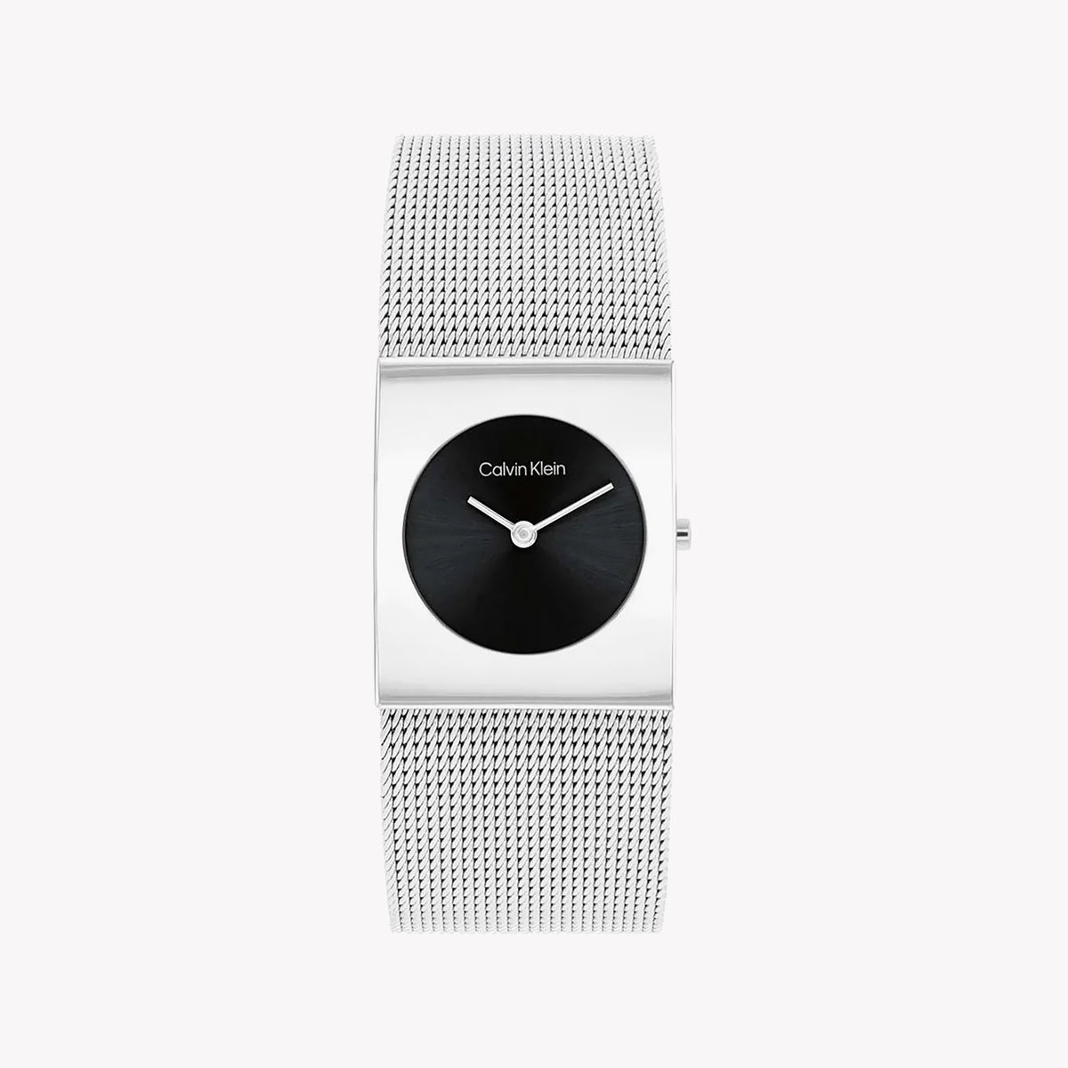 CK CALVIN KLEIN NEW COLLECTION - ELEGANT SIMPLICITY WOMEN'S WATCH with Silver Band and Black Dial