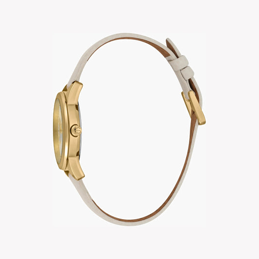 ESPRIT Women's Watch with Silver Stainless Steel Case and Beige Leather Band-i-Watch-2