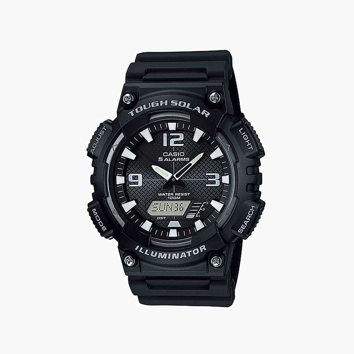 CASIO AQ-S810W-1AVDF ADVENTURE READY - SOLAR POWERED MEN'S SPORT WATCH WITH LED LIGHT