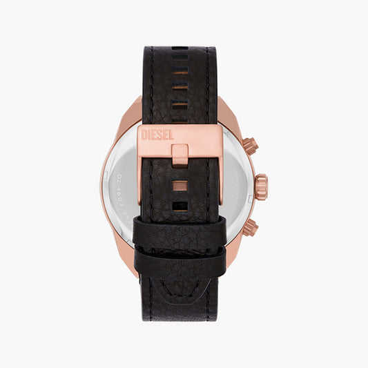 DIESEL DZ4607 DYNAMIC ADVENTURE - BOLD ROSE GOLD & BLACK LEATHER TIMEPIECE-i-Watch-2
