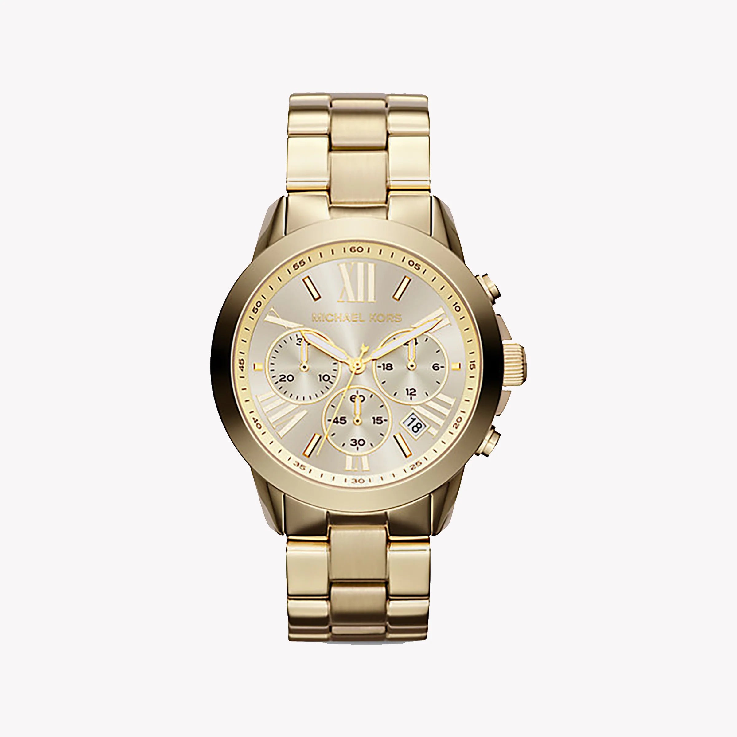 Michael Kors Men's Gold Stainless Steel Watch, Gold Dial | Mk5777 Michael Kors Men's Gold Stainless Steel Watch, Gold Dial | Mk5777
