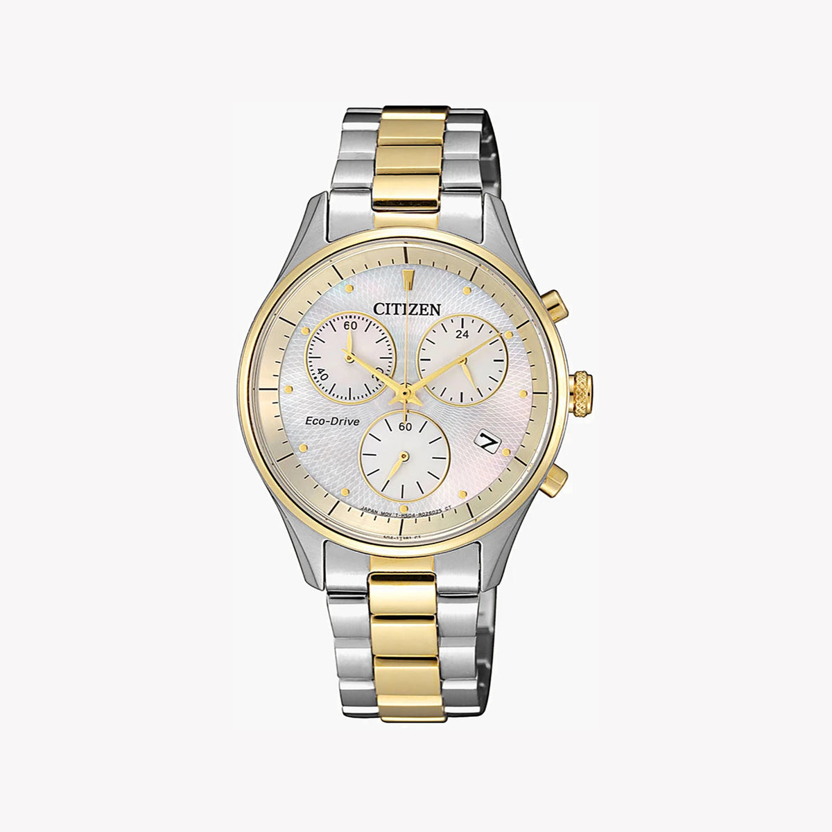 CITIZEN FB1444-56D DYNAMIC ELEGANCE - WOMEN'S ECO-DRIVE TIMEPIECE with Silver & Gold Accents