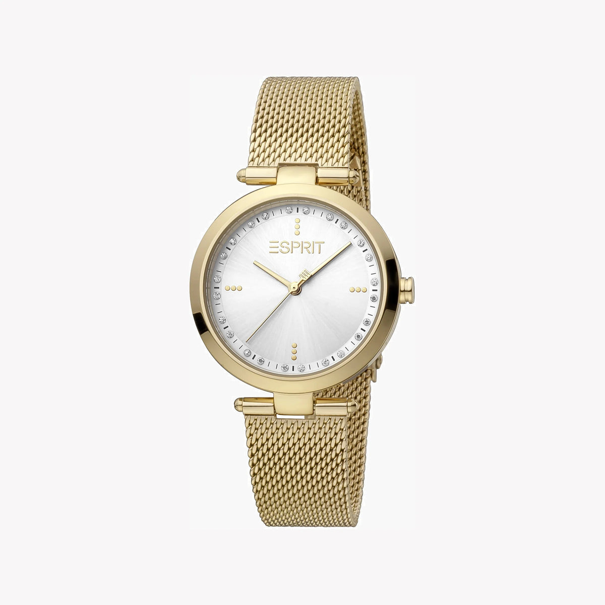 ESPRIT Women's Watch with Gold Stainless Steel Case and Gold Stainless Steel Band