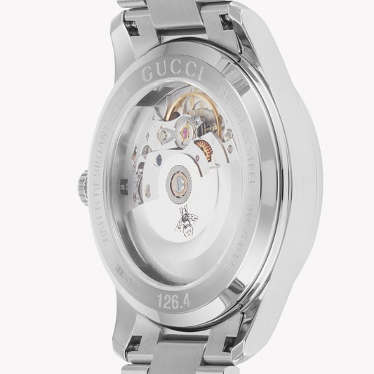 GUCCI YA1264176 - BOLD SOPHISTICATION WITH GREEN DIAL & STAINLESS STEEL ELEGANCE-i-Watch-2