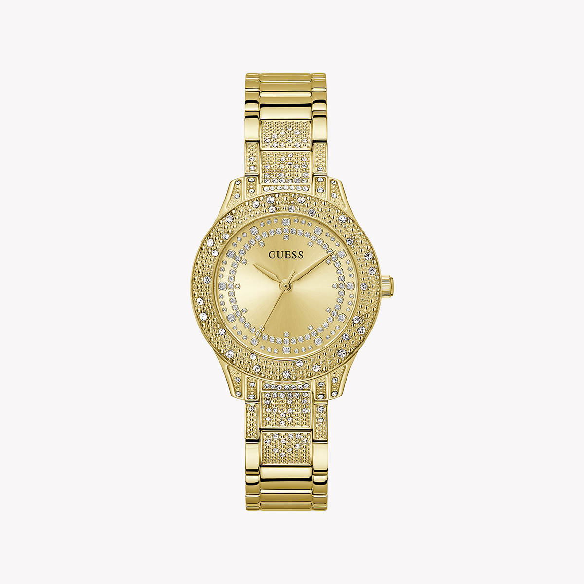 GUESS GW0746L2 - ELEGANT GOLD TIMEPIECE - CHIC CHAMPAGNE DIAL FOR MODERN WOMEN
