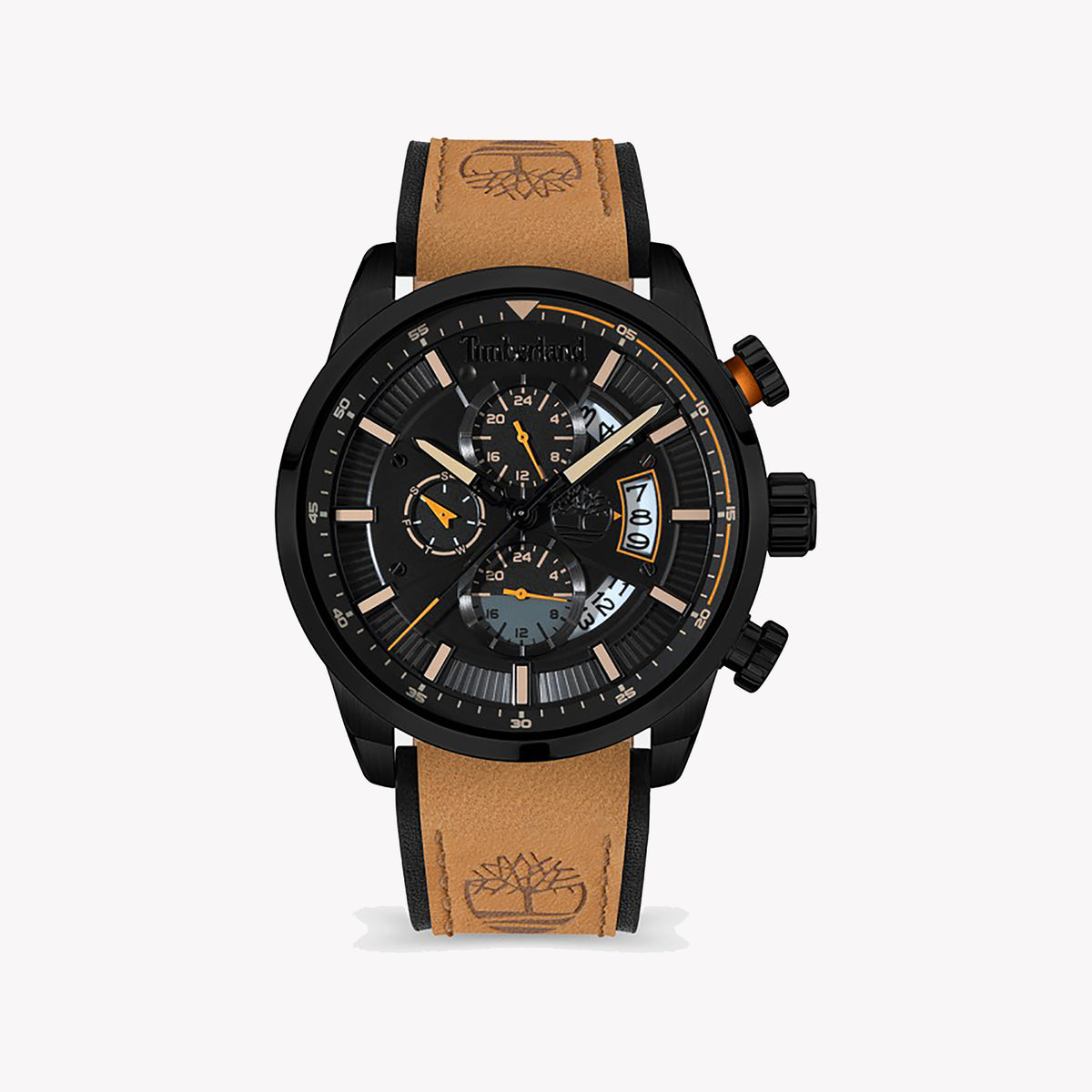 TIMBERLAND TDWGF2102603 RUGGED CHARM - BOLD MEN'S WATCH WITH LEATHER BAND & WATER RESISTANCE