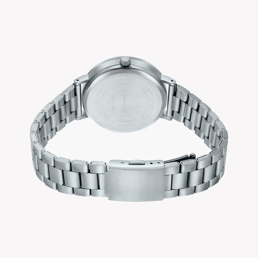 CASIO MTP-E175D-1EVDF - SPORTY ELEGANCE MEN'S WATCH WITH STAINLESS STEEL BAND & BLACK DIAL-i-Watch-2