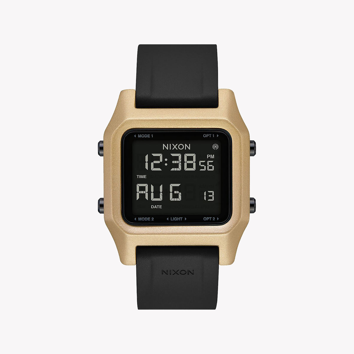 NIXON A1309-010 BOLD EXECUTION - MODERN BLACK & GOLD MEN'S TIMEPIECE