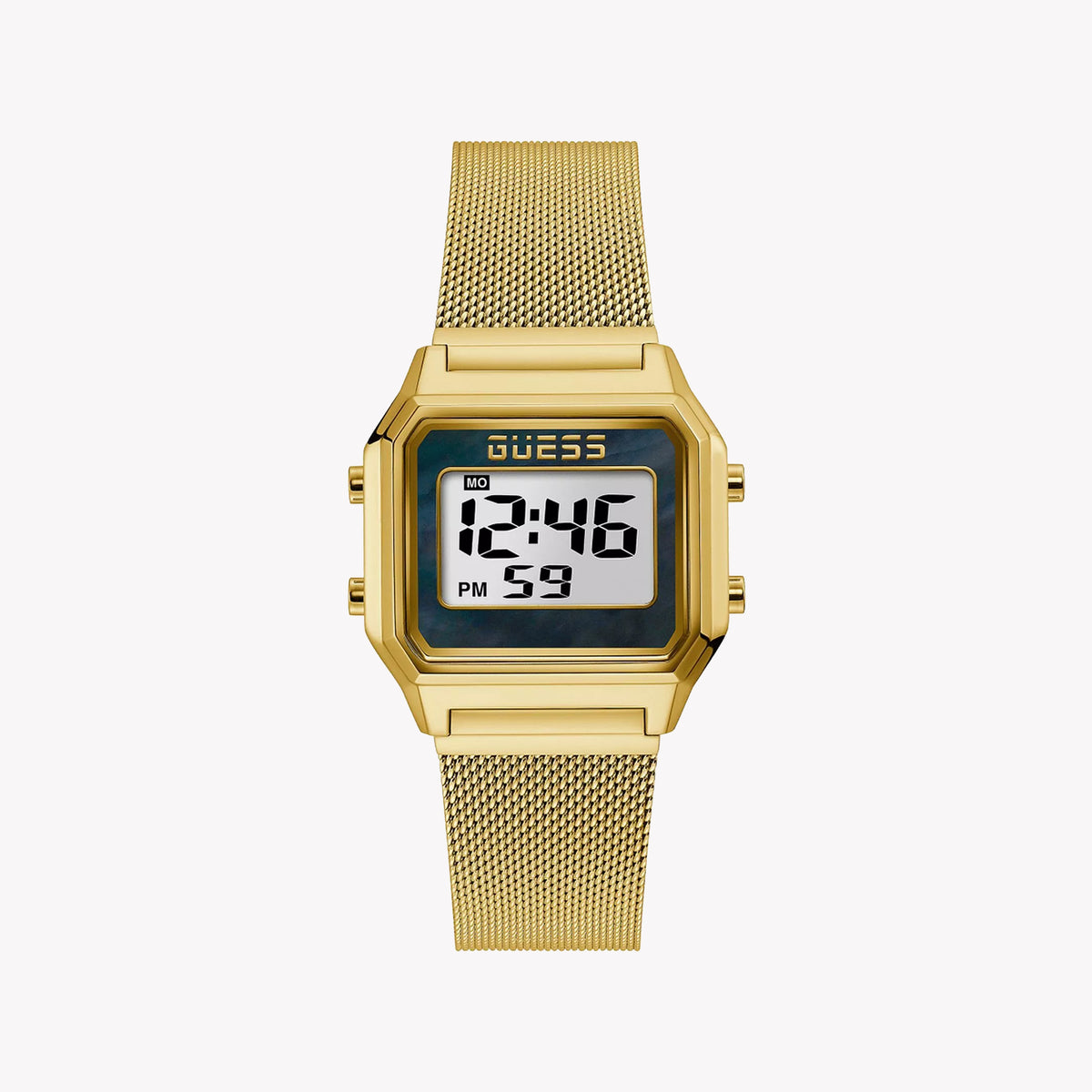 GUESS GW0343L2 - RADIANT ELEGANCE: GOLD DIGITAL DIAL WOMEN'S WATCH