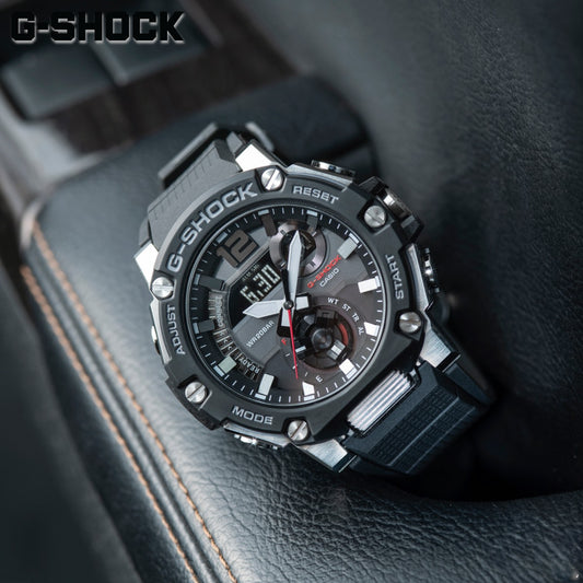 CASIO G-SHOCK GST-B300-1ADR - RUGGED ELEGANCE FOR THE MODERN ADVENTURER Men's Watch with stainless steel case and black dial-i-Watch-2