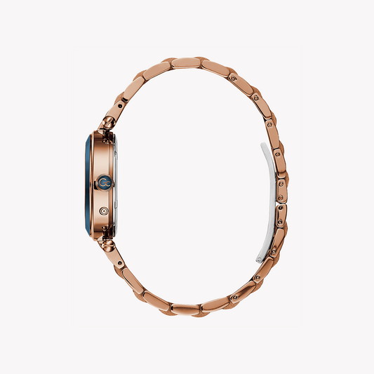 GUESS COLLECTION Y06009L7 - ROSE GOLD & BLUE ELEGANCE Women's Watch for Chic Sophistication-i-Watch-2