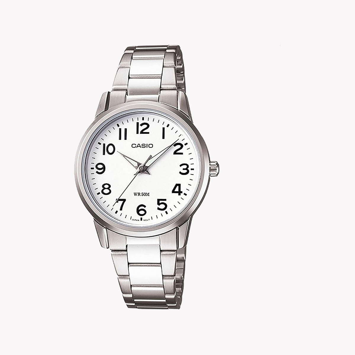 CASIO MTP-1303PD-7BVDF - TIMELESS ELEGANCE SERIES Men's Stainless Steel Watch with White Dial