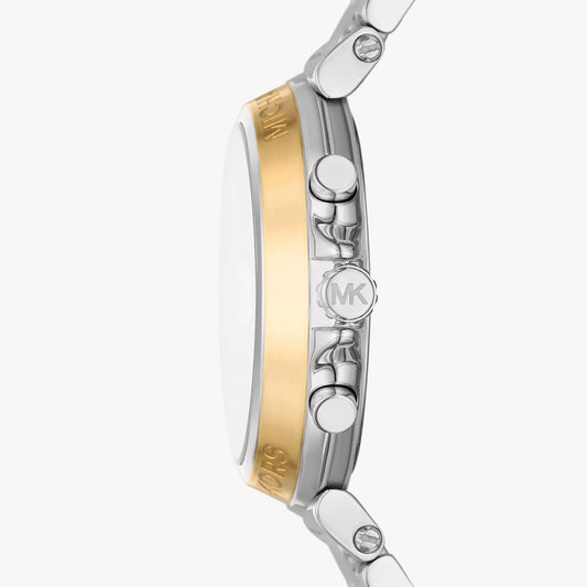 MICHAEL KORS MK7495 TIMELESS ELEGANCE - STUNNING SILVER & WHITE WOMEN'S WATCH-i-Watch-2