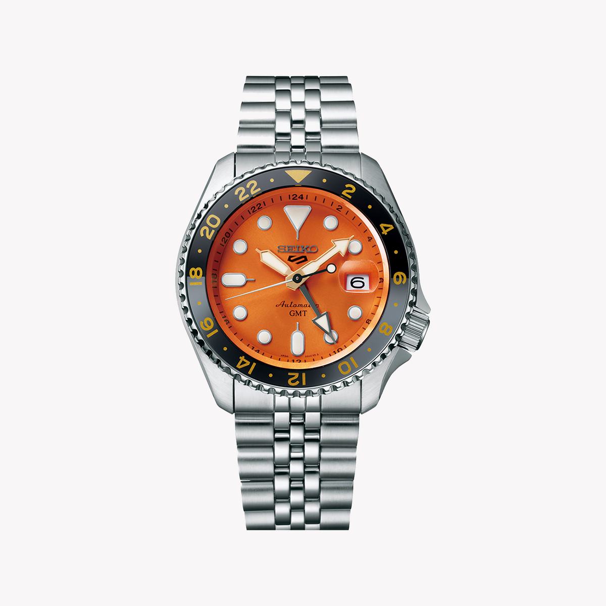 SEIKO 5 SSK005K1 Men's Automatic Orange Dial Watch-i-Watch