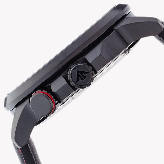 CITIZEN BJ7076-00E - RUGGED ELEGANCE Eco-Drive Men's Watch with Black Leather Band & 20 ATM Water Resistance-i-Watch-2