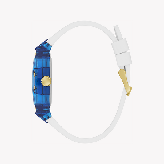 GUESS GW0499G6 BOLD BLUE - MEN'S STYLISH TIMEPIECE WITH WHITE SILICONE BAND-i-Watch-2