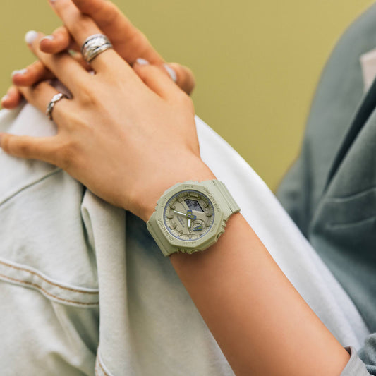 CASIO G-SHOCK GMA-S2100BA-3ADR ADVENTURE SPIRIT - SPORTY GREEN WOMEN'S WATCH-i-Watch-2