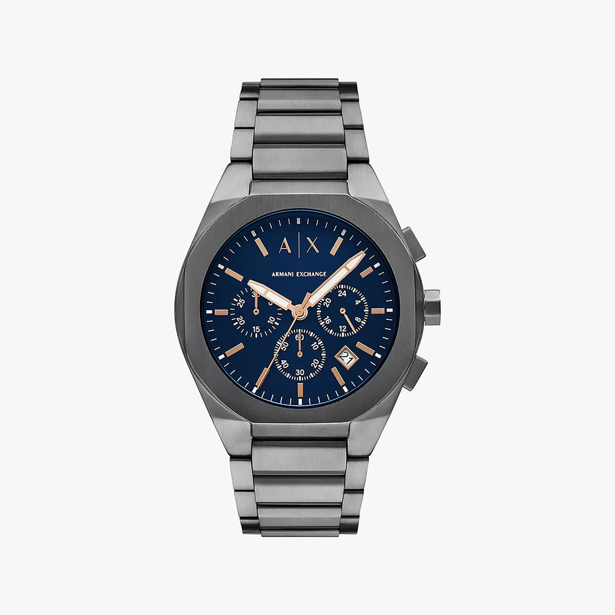 A|X ARMANI EXCHANGE AX4182 - BOLD GREY & BLUE MEN'S WATCH FOR MODERN SOPHISTICATION
