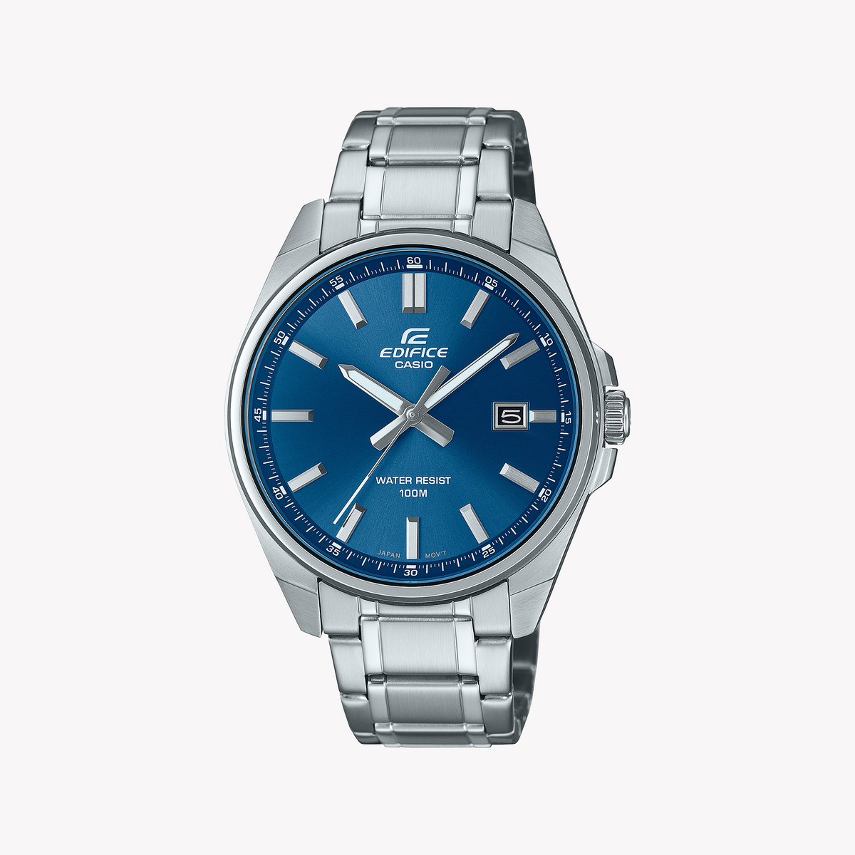 EDIFICE EFV-150D-2AVUEF - STYLISH PRECISION MEN'S WATCH WITH BLUE DIAL AND STAINLESS STEEL BRACELET