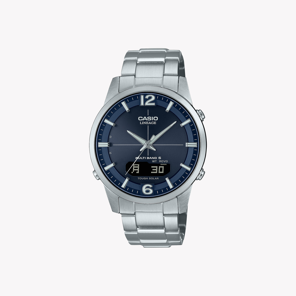 CASIO LCW-M170D-2AER - TIMELESS ELEGANCE SOLAR MEN'S WATCH WITH STAINLESS STEEL BRACELET & BLUE DIAL