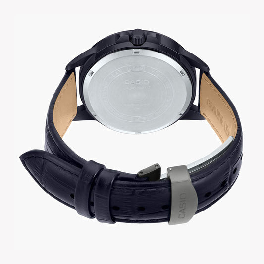 CASIO MTP-EX100BL-1AVDF BOLD ADVENTURER - MEN'S SPORTY BLACK STAINLESS STEEL WATCH-i-Watch-2