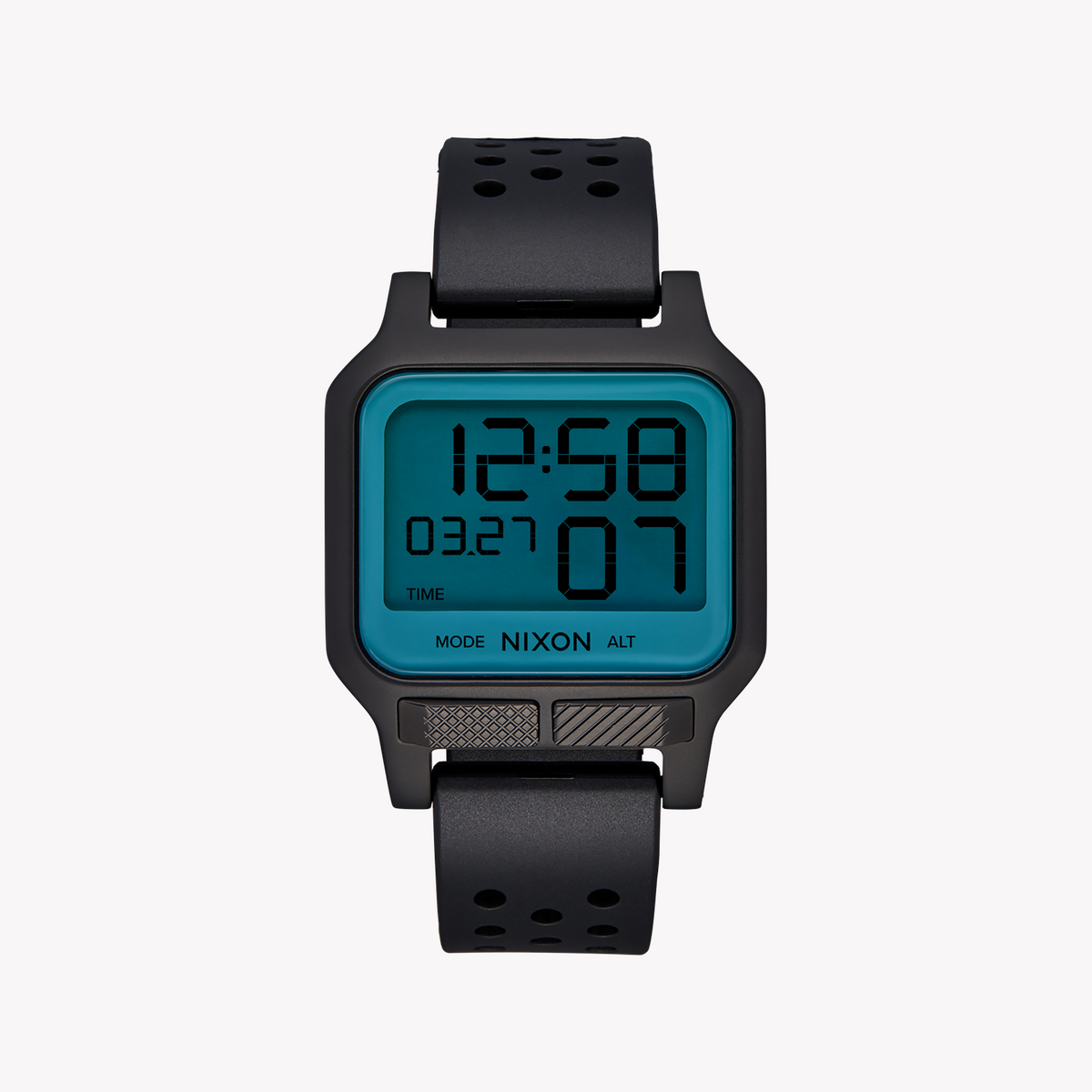 NIXON A1320-5071 BOLD UTILITY - MODERN MEN'S DIGITAL TIMEPIECE WITH BLACK SILICONE BAND