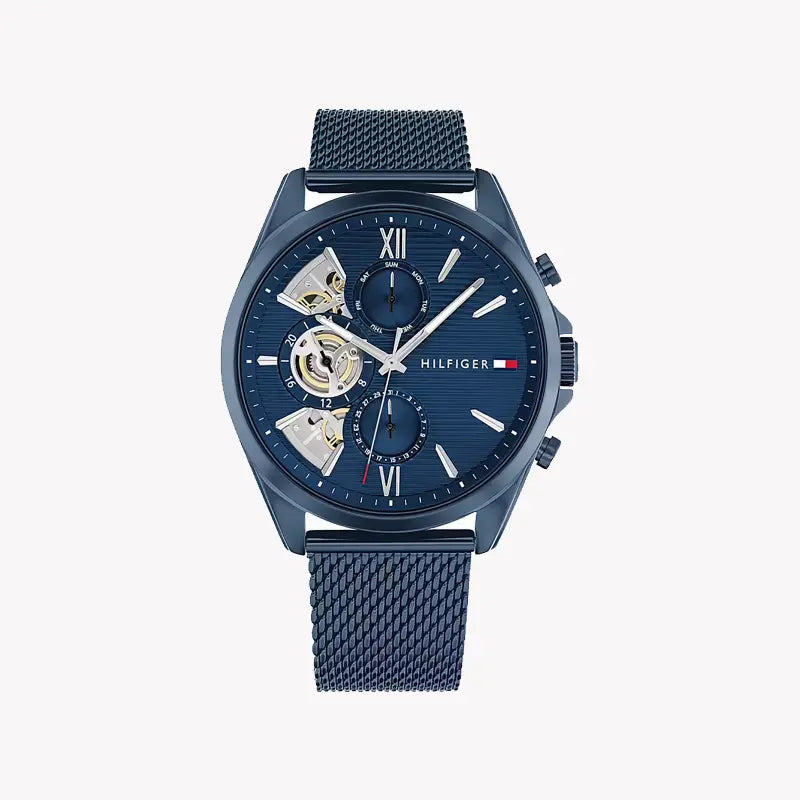 Tommy Hilfiger Men's Blue Stainless Steel Watch | Model 1697252