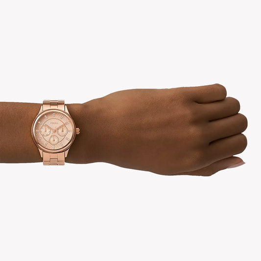 FOSSIL BQ1561 ROSE GOLD ELEGANCE - STYLISH WOMEN'S WATCH WITH MULTIFUNCTIONAL CHARM-i-Watch-2