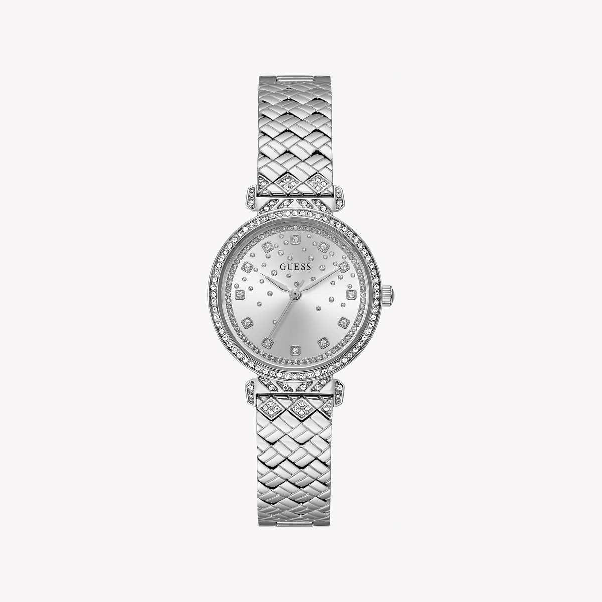 GUESS GW0763L1 DAZZLING CHARM - ELEGANT SILVER WOMEN'S WATCH FOR EVERY OCCASION