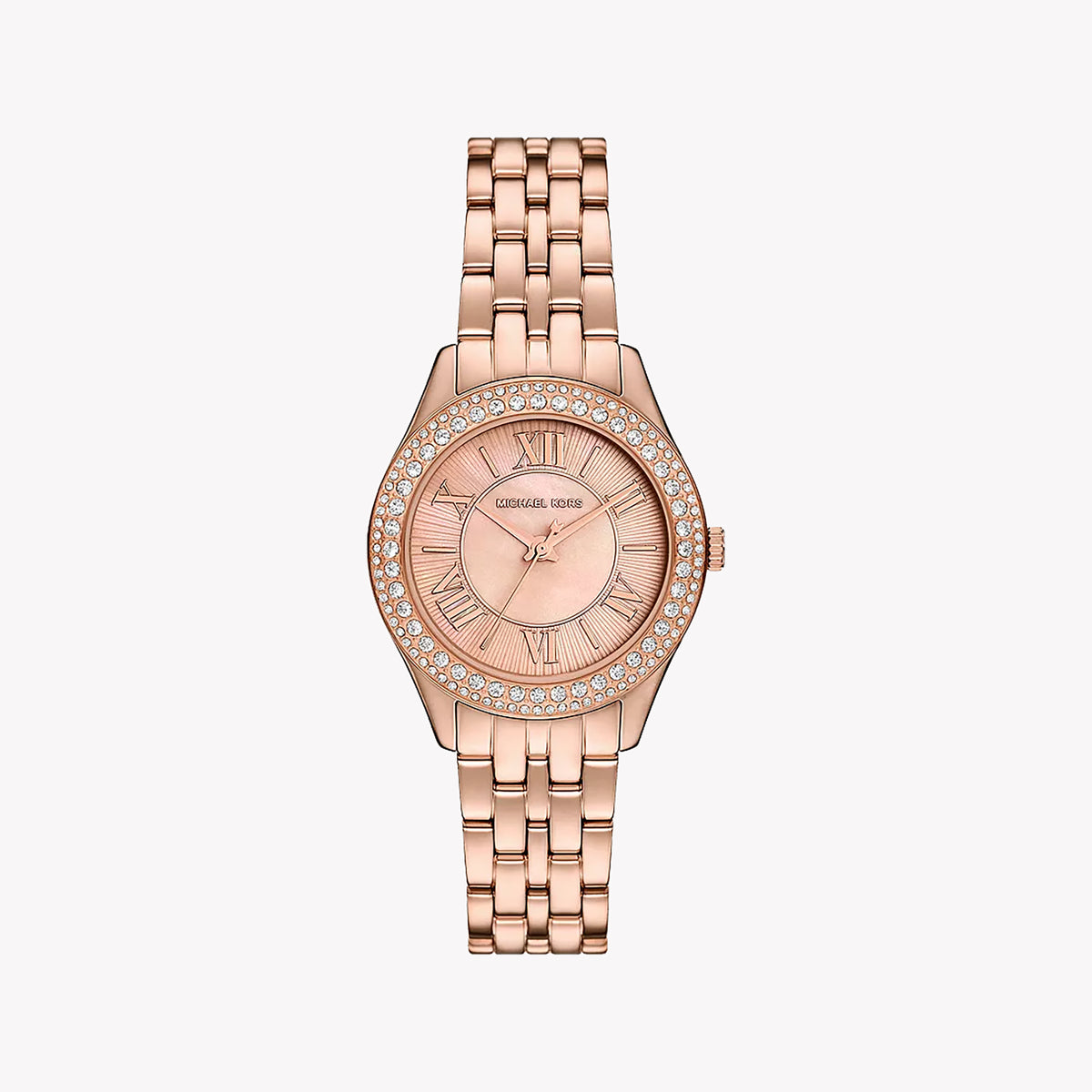 MICHAEL KORS MK4845 RADIANT CHARM - ROSE GOLD STAINLESS STEEL TIMEPIECE FOR WOMEN