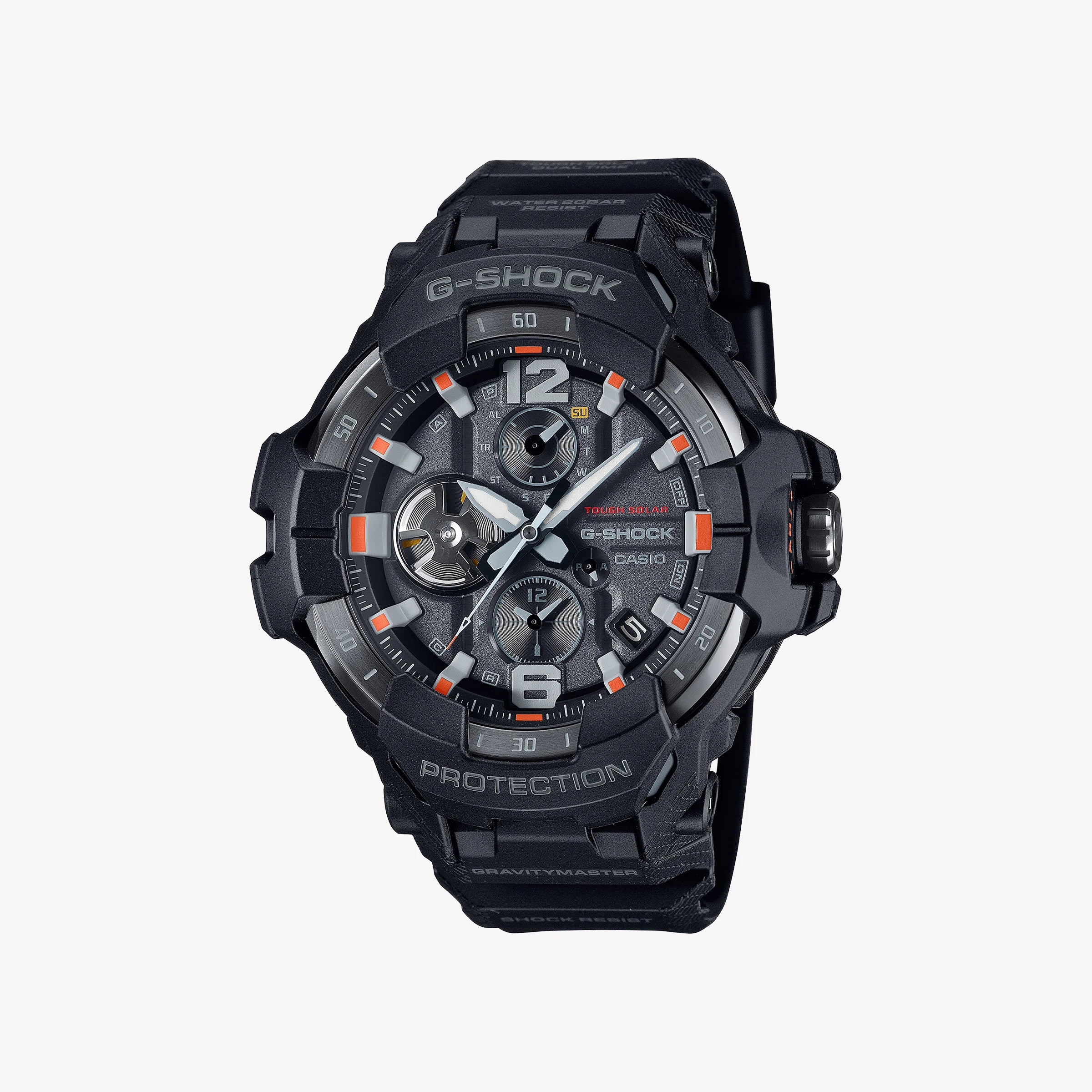 Casio G-Shock Men's Black Stainless Steel, Black Plastic Gr