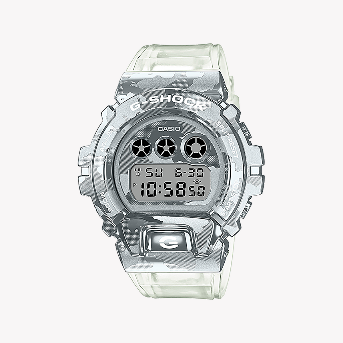 CASIO G-SHOCK GM-6900SCM-1DR - ULTIMATE ADVENTURE TIMEPIECE FOR MEN WITH STYLISH WHITE DESIGN