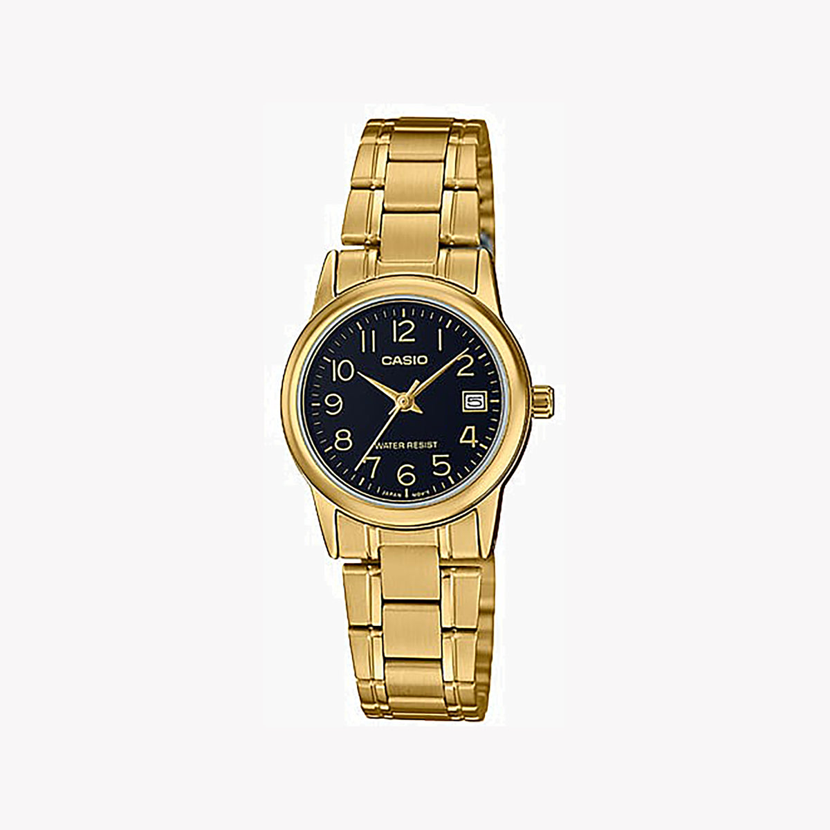 CASIO Women's Watch with Gold Stainless Steel Case and Gold Stainless Steel Band