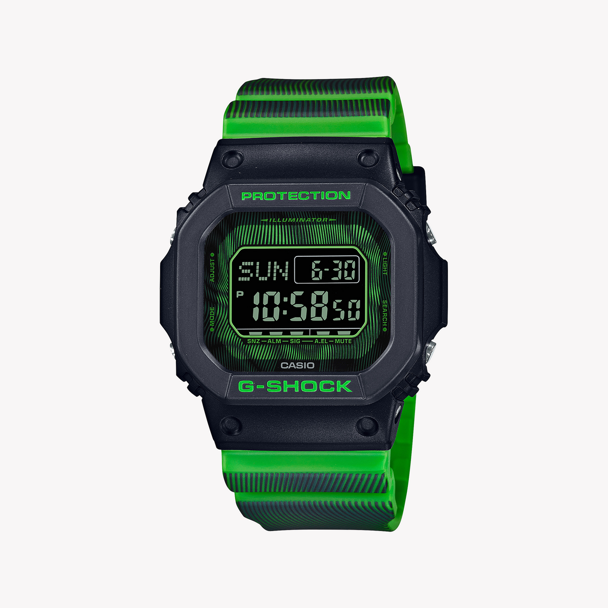 CASIO G-SHOCK DW-D5600TD-3DR ADVENTURE-READY - VIBRANT GREEN MEN'S WATCH