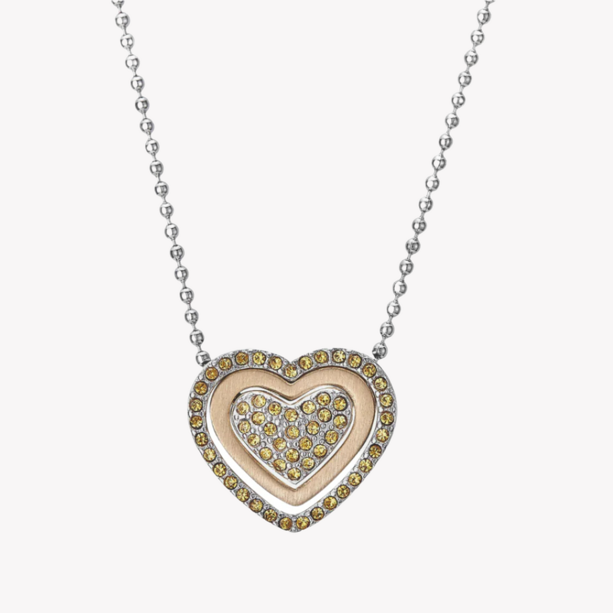 Zink Women's Silver Stainless Steel Necklace | Zfnl006g