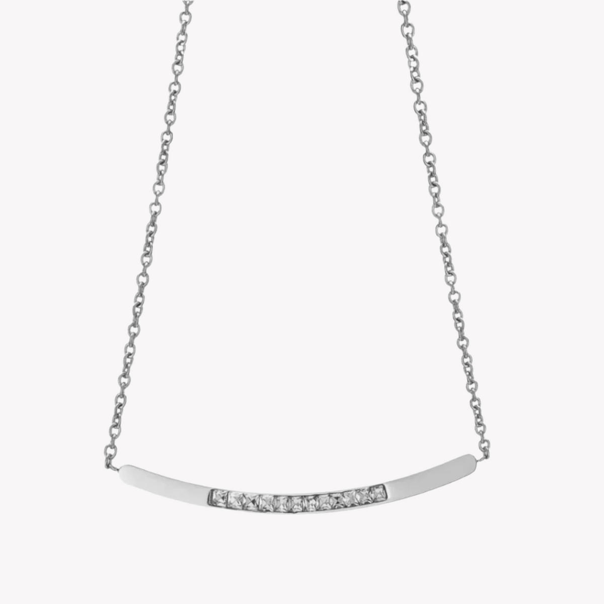 Zink Women's Silver Stainless Steel Necklace | Zfnl001ss